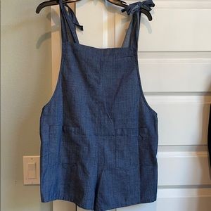 Cotton short overalls
